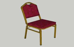 宴会椅酒店椅SU模型 - SU模型免费下载_sketchup模型