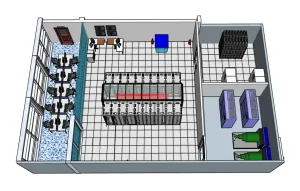 数据中心机房SU模型 SU模型下载