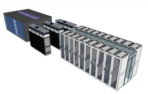 数据中心机柜组SU模型 SU模型下载