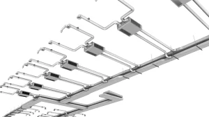 吊顶暖通末端系统SU模型 SU模型下载