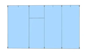 模块化玻璃隔断墙SU模型 SU模型下载