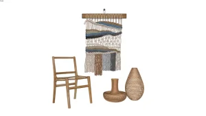 波西米亚流苏挂毯SU模型 SU模型下载